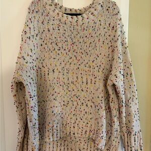 Seven7 Women's Speckled Knit Sweater